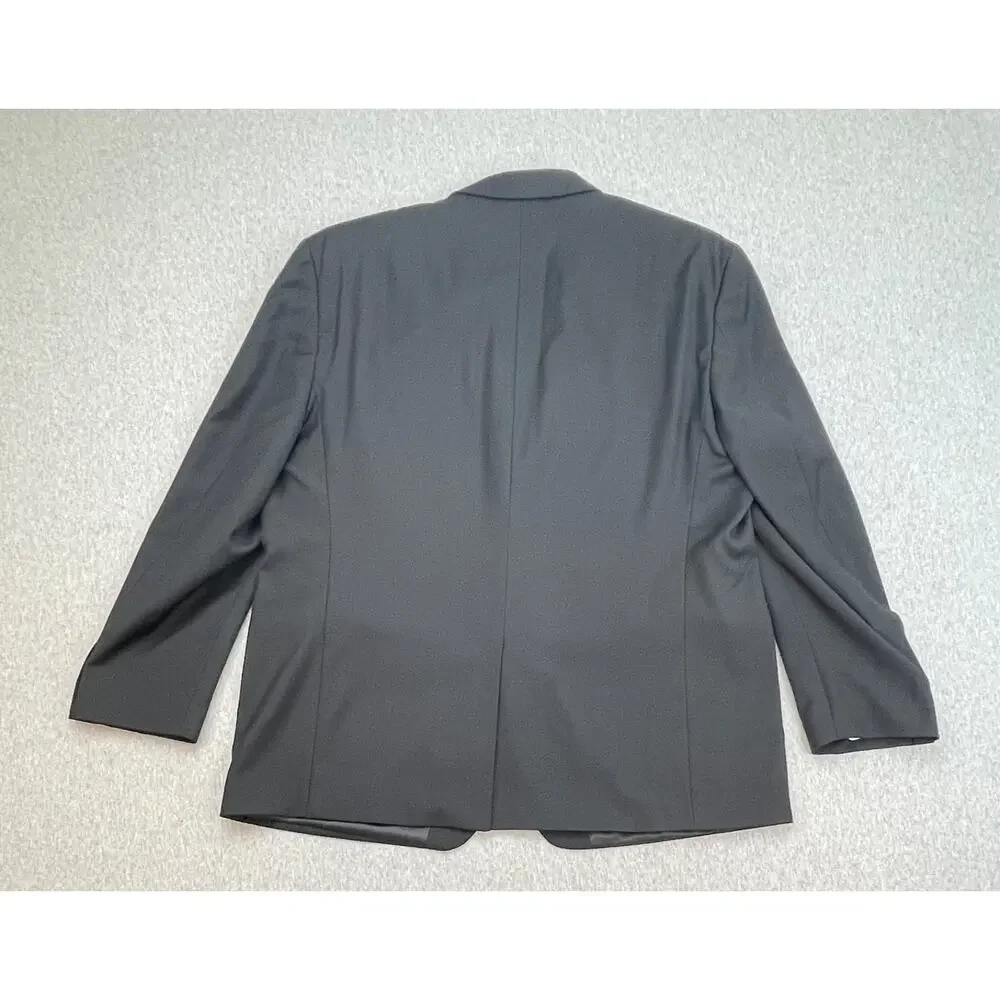 Lauren‎ Ralph Lauren Blazer Mens 48R Black 100% Wool 2-Button Single Breast
